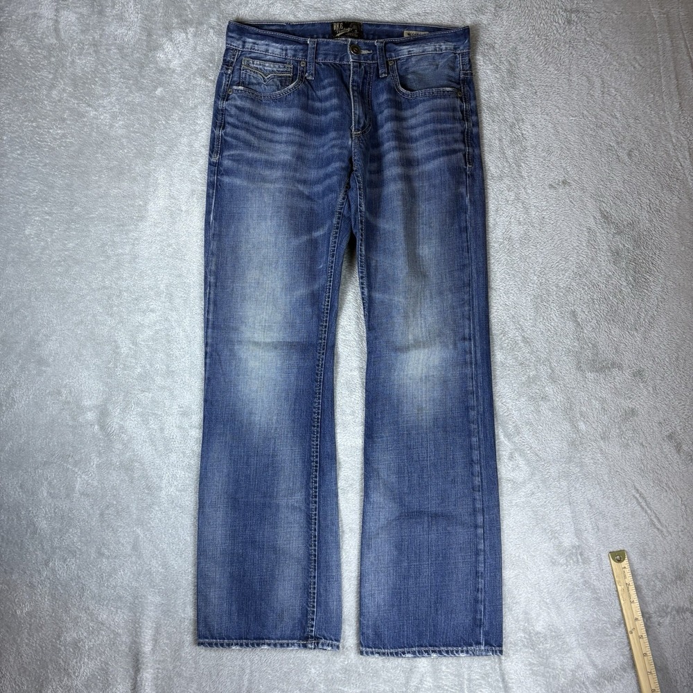 Buckle BKE Vintage Mechanic Men's 30R Jeans Straight Leg Blue